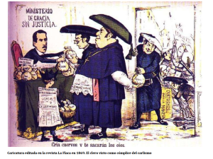 Caricatura "cría cuervos..."